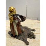 Cold Painted Bronze - "Arab Trader"