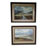 Tom Greaney West of Ireland pair of oil on boards