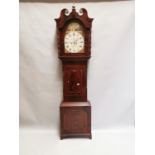 19th. C. Mahogany long case clock