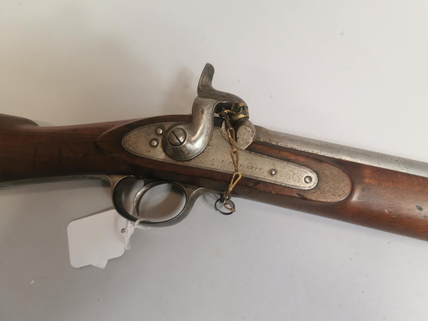 19th. C. Enfield percussion cap rifle - Image 2 of 2