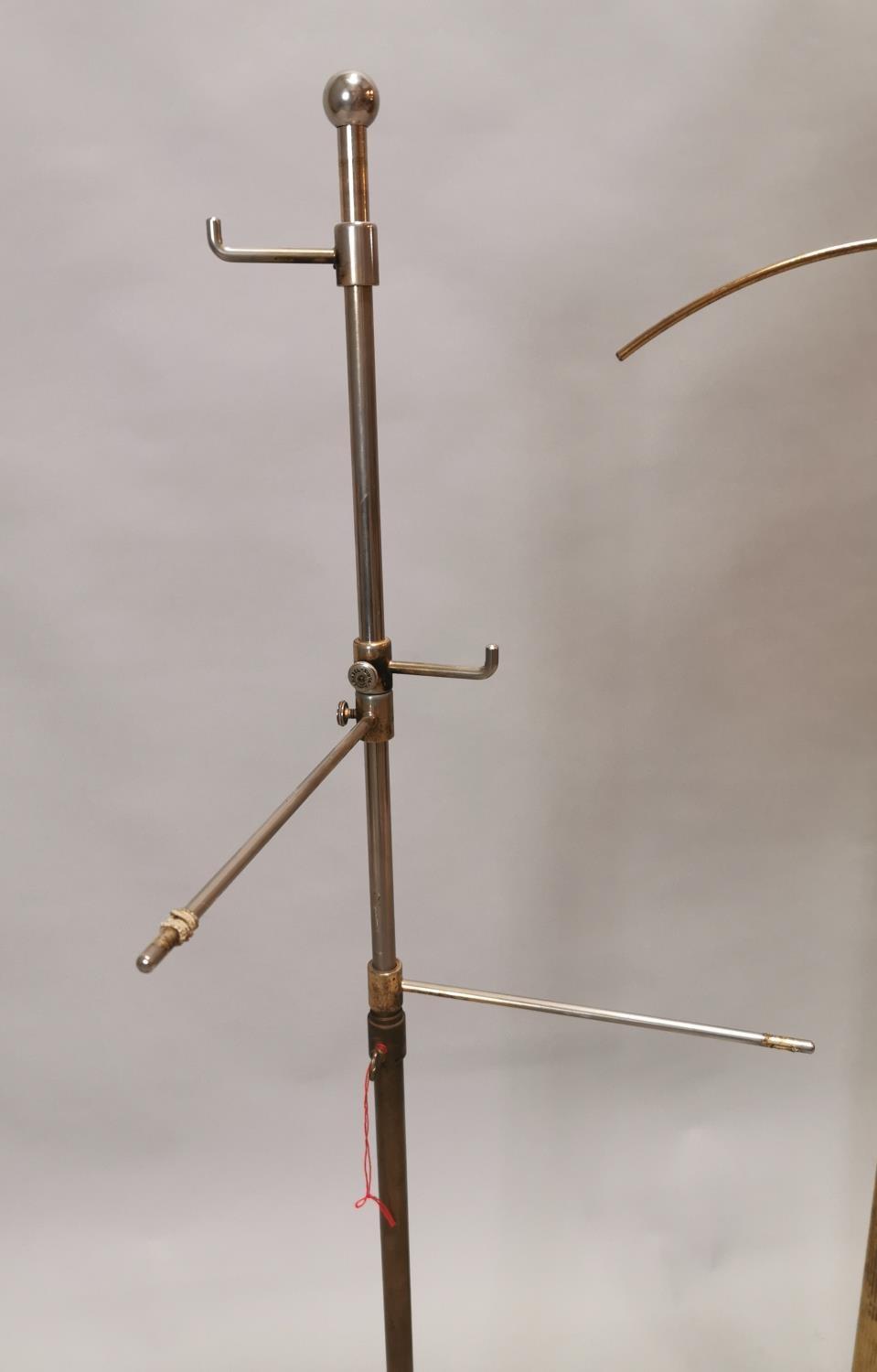 Two early 20th C. brass haberdashery shop hat stands - Image 7 of 8