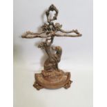 19th. C. Cast iron stick stand