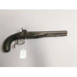 19th. C. percussion cap pistol.