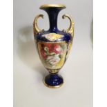 Ceramic gilded vase