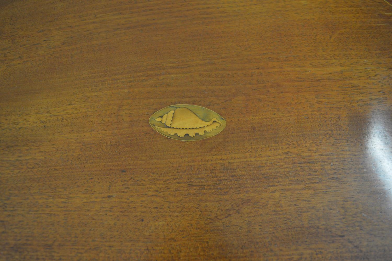 Edwardian mahogany occasional table - Image 2 of 2