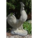 Moulded Stone model of a Rooster.