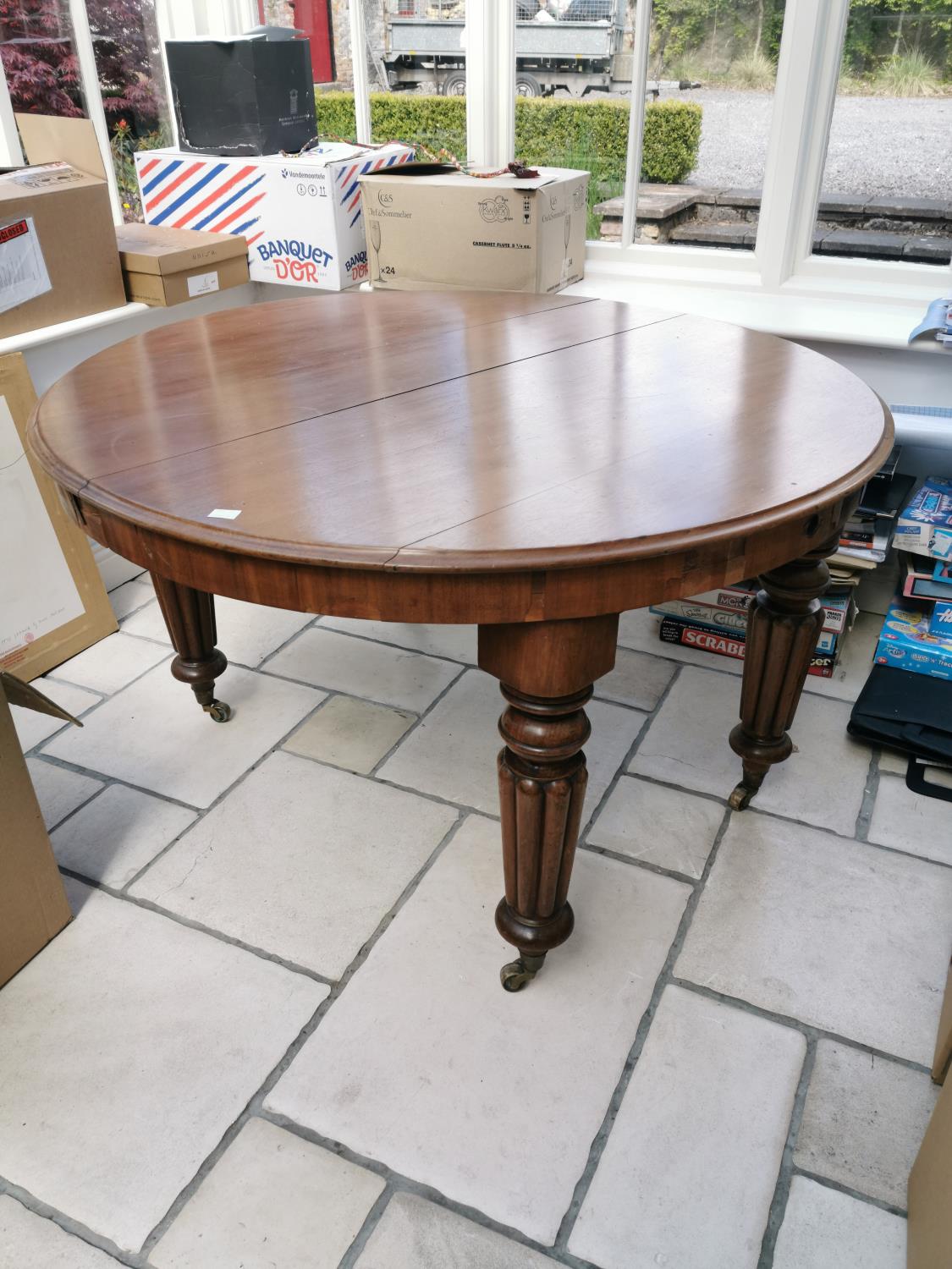 William IV mahogany dining room table