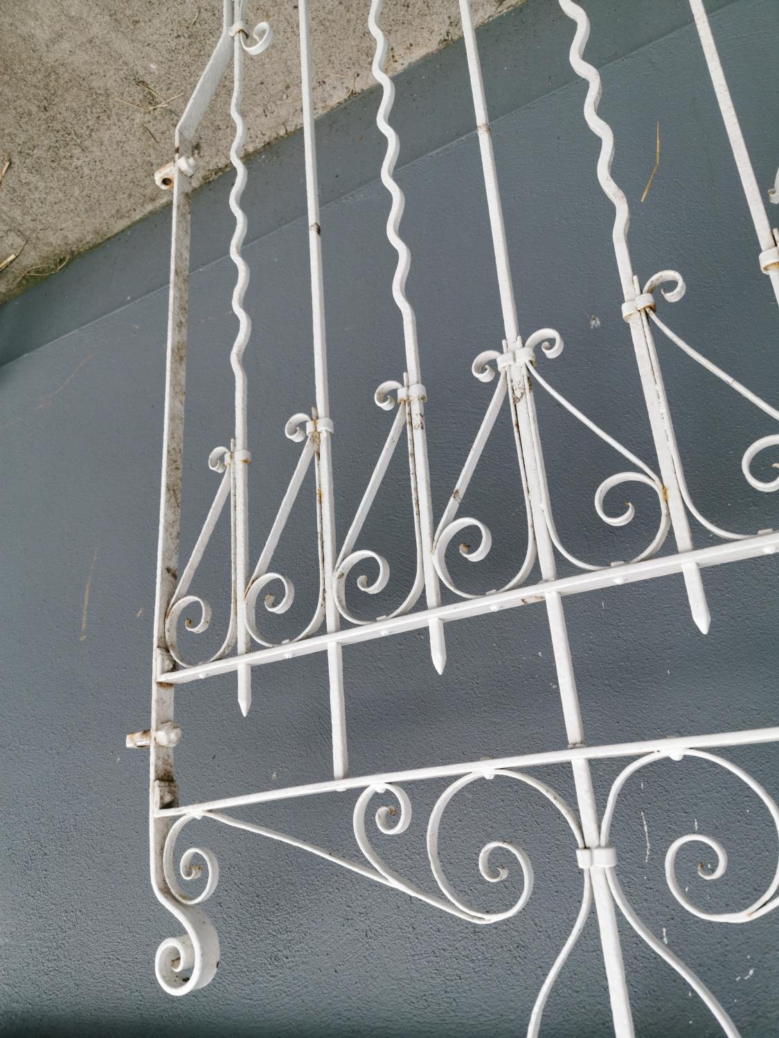 Wrought iron garden gate - Image 2 of 3