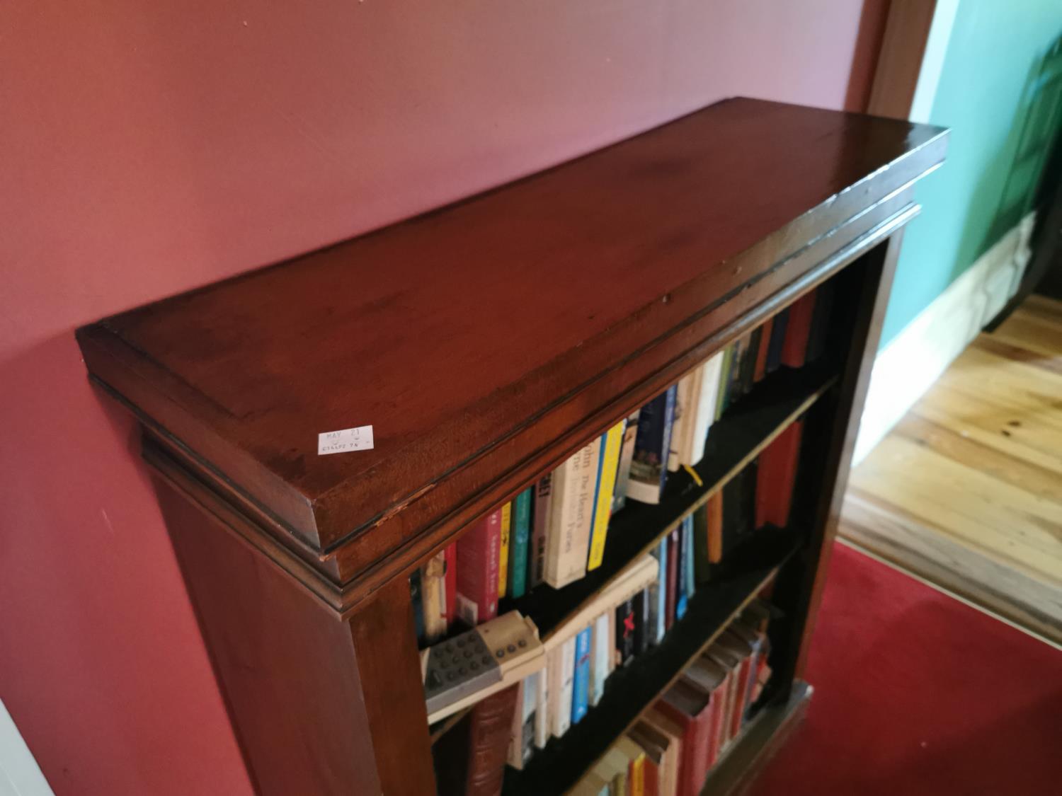 19th. C. mahogany floor bookcase - Image 2 of 2