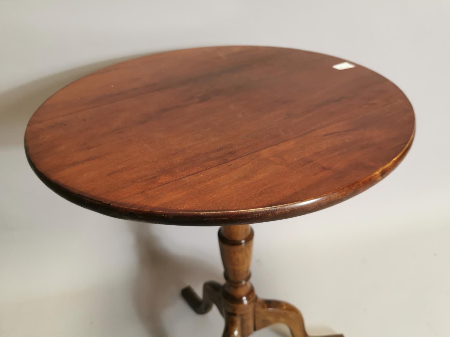 19th. C. Mahogany wine table - Image 3 of 5