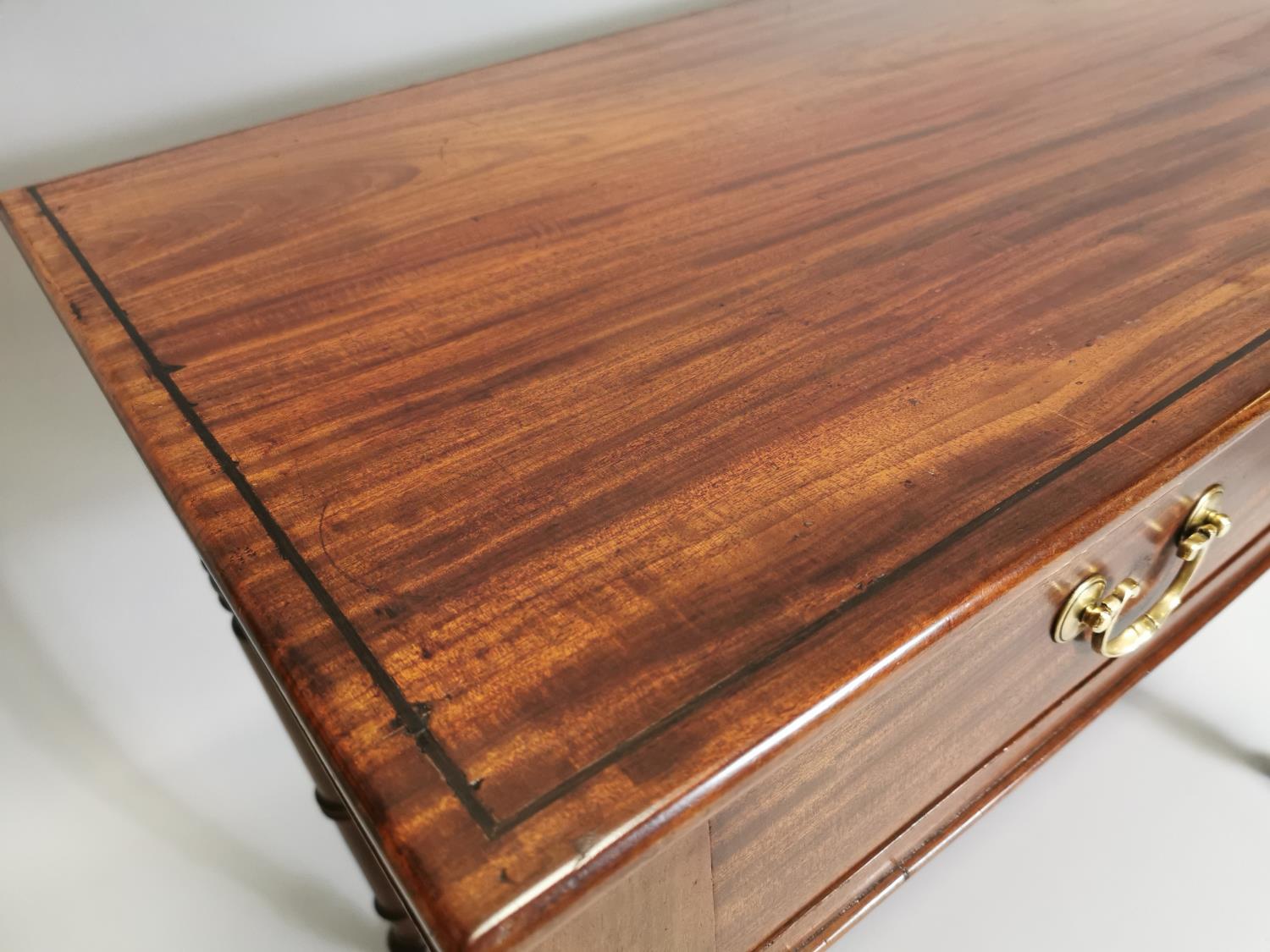 19th. C. mahogany side table - Image 5 of 8