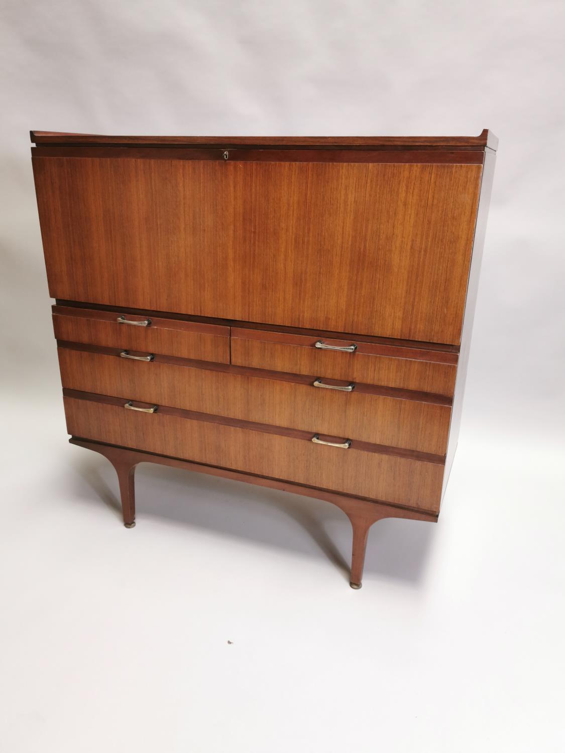 Teak cocktail cabinet