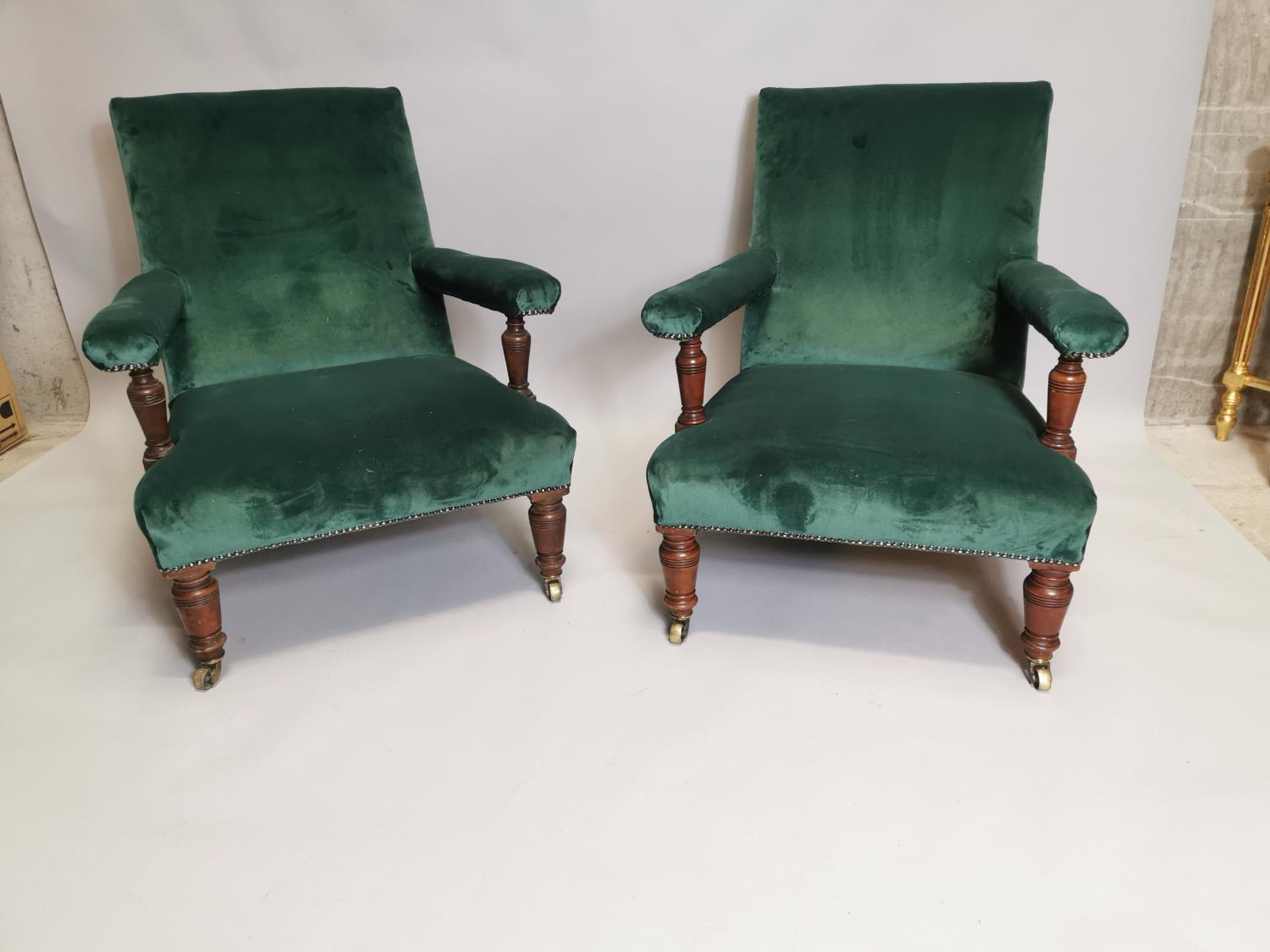 Pair of 19th. C. Armchairs