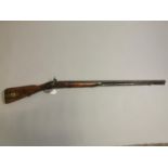 Early 19th. C. percussion cap rifle