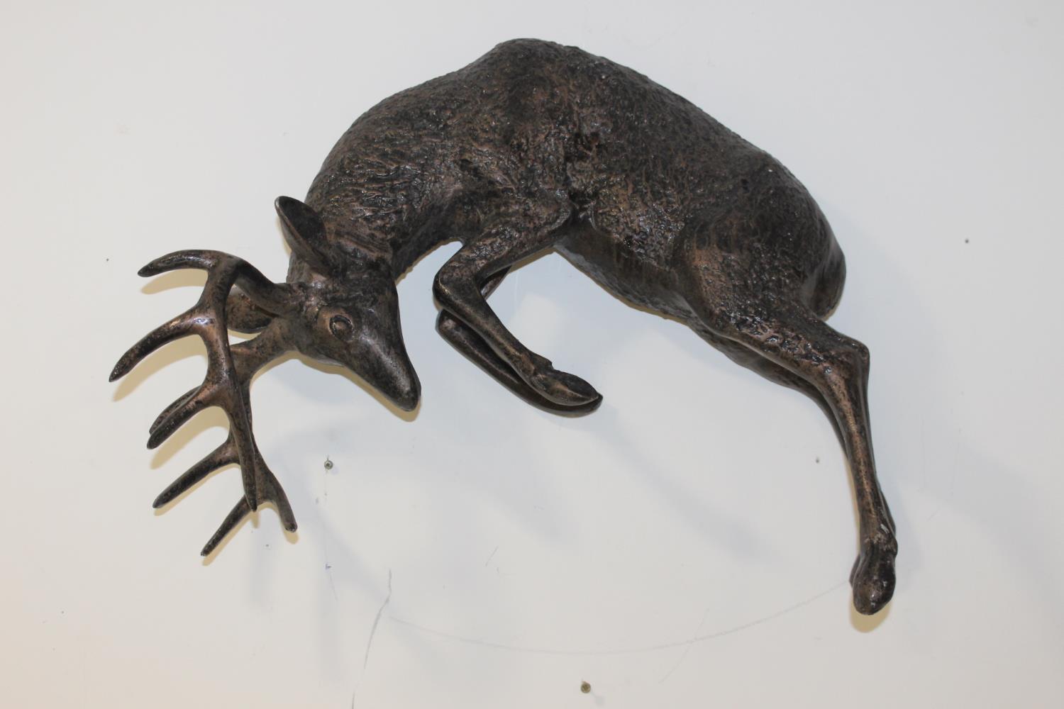 Bronzed aluminium model of a Rutting Stag - Image 3 of 4