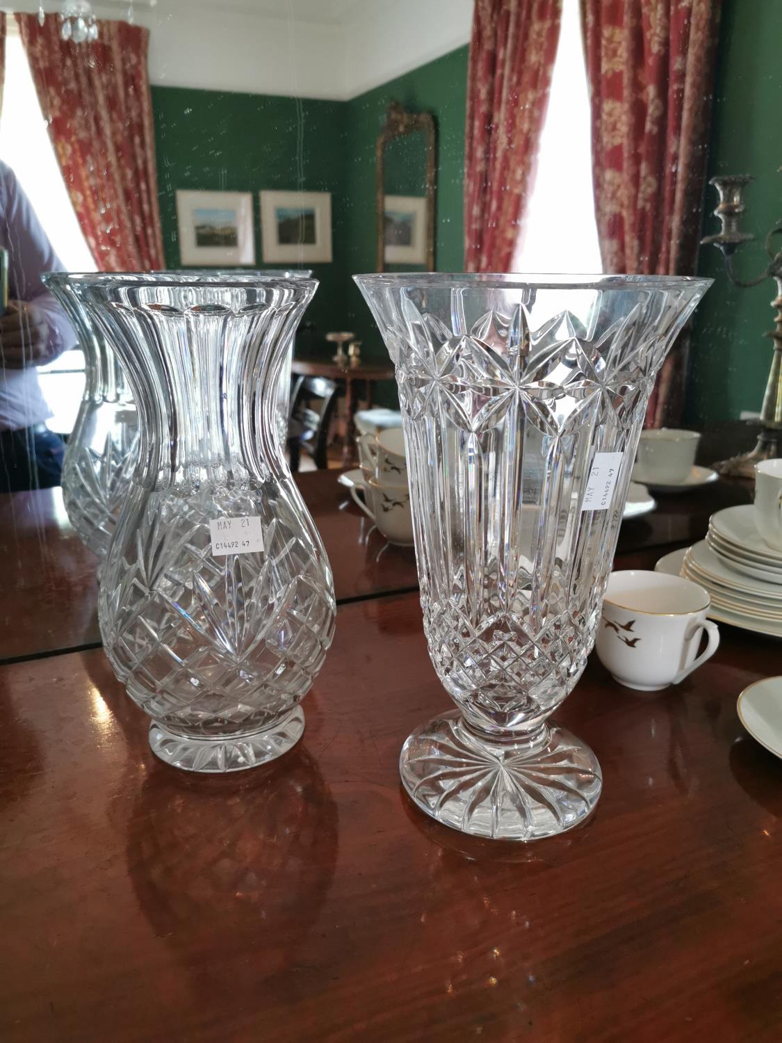 Waterford Crystal cut glass vase