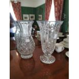 Waterford Crystal cut glass vase