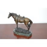 Bronze model of a horse