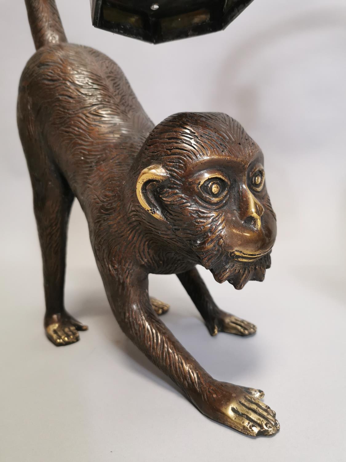 Pair of bronze models of monkeys - Image 4 of 7