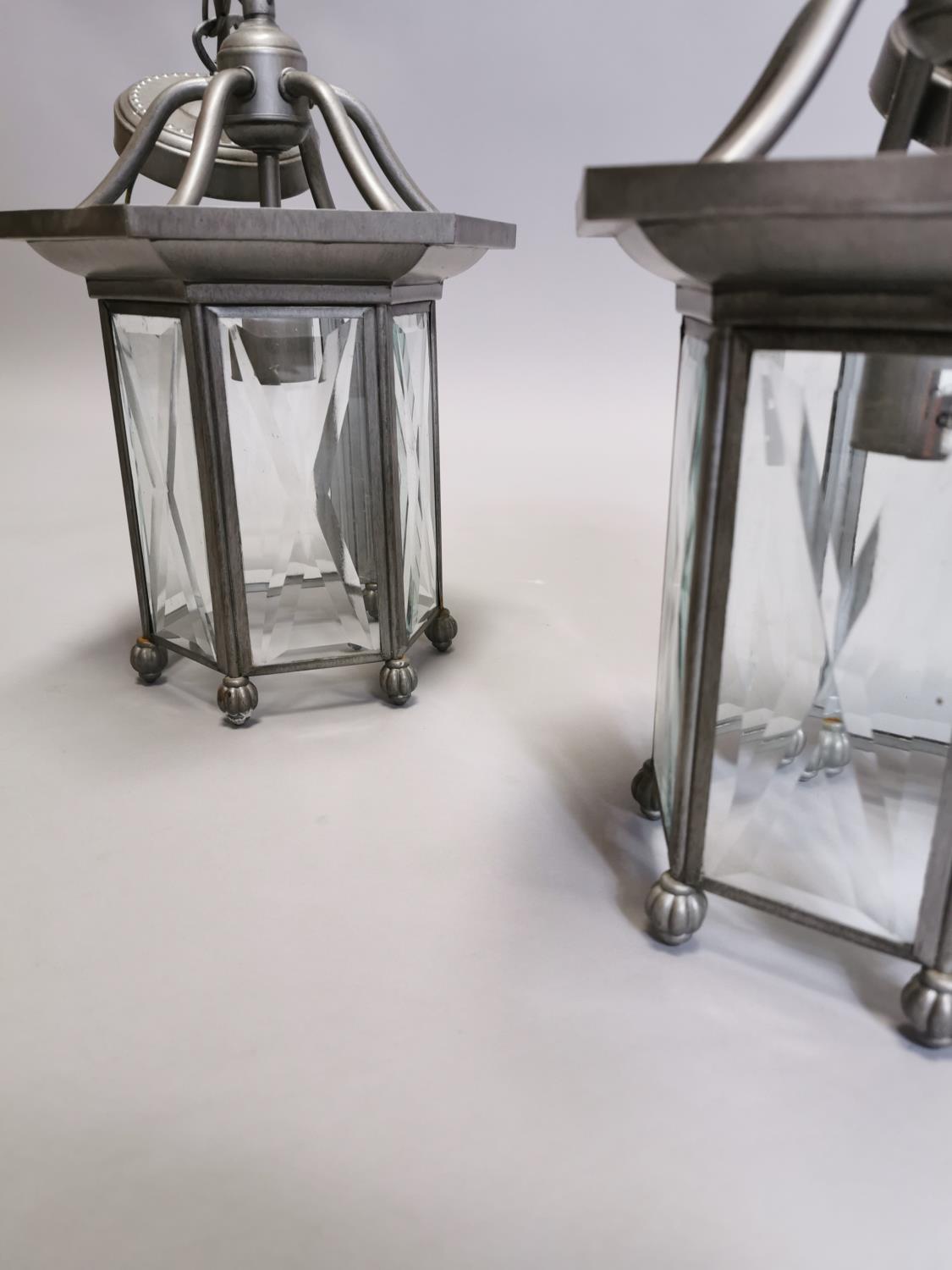 Two metal lanterns. - Image 5 of 7