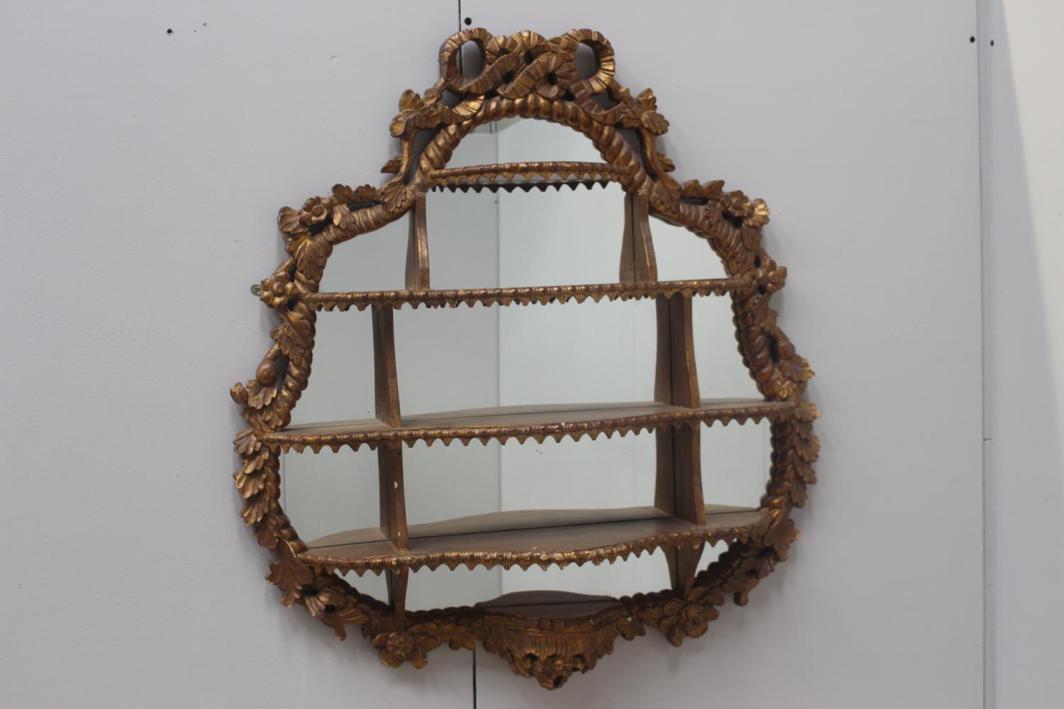 Gilt wall mirror