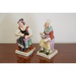 Pair of Staffordshire figures