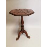 Walnut wine table