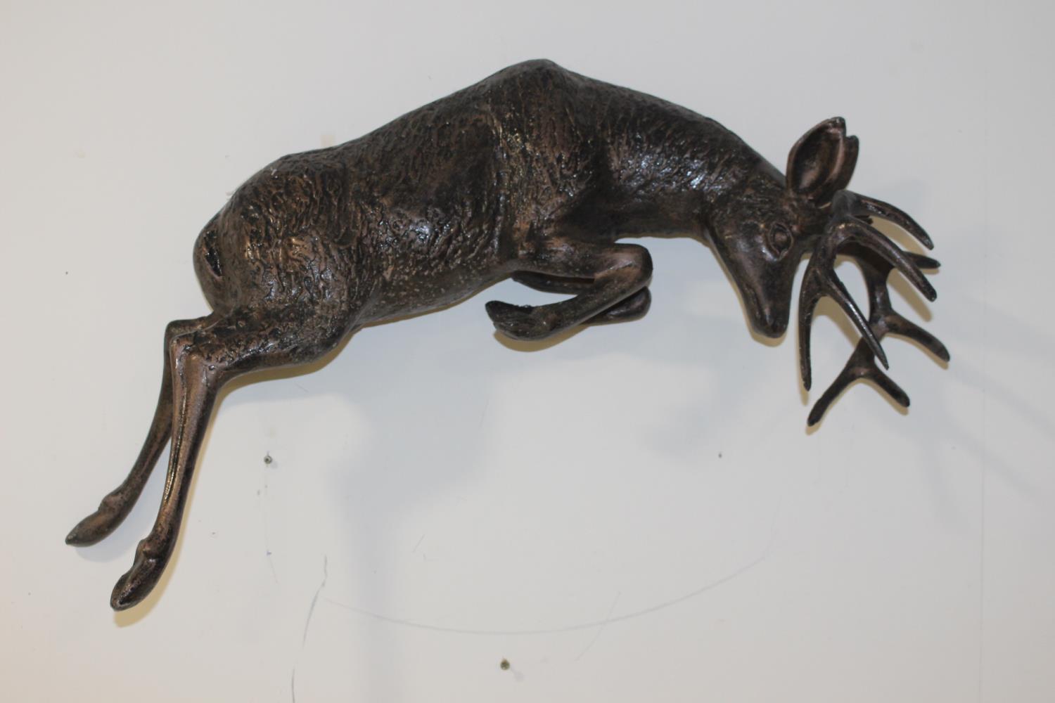 Bronzed aluminium model of a Rutting Stag - Image 4 of 4