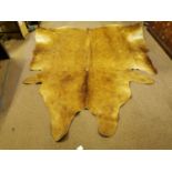 Cow skin rug