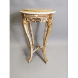 Carved giltwood jardiniere stand