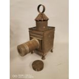 19th C. tinplate magic lantern