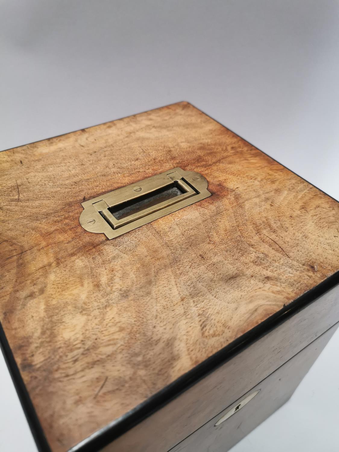 19th. C. mahogany box - Image 3 of 6