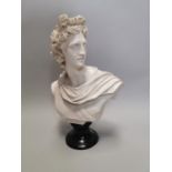 Resin bust of Julius Caesar