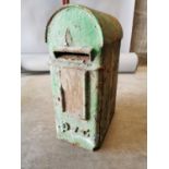 Original cast iron P & T post box.