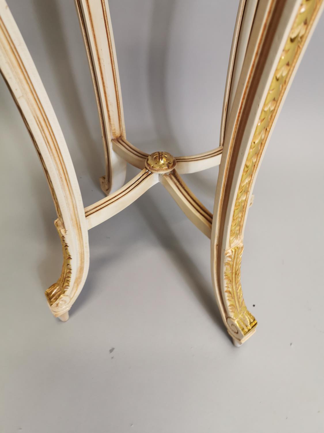 Carved giltwood jardiniere stand - Image 6 of 7