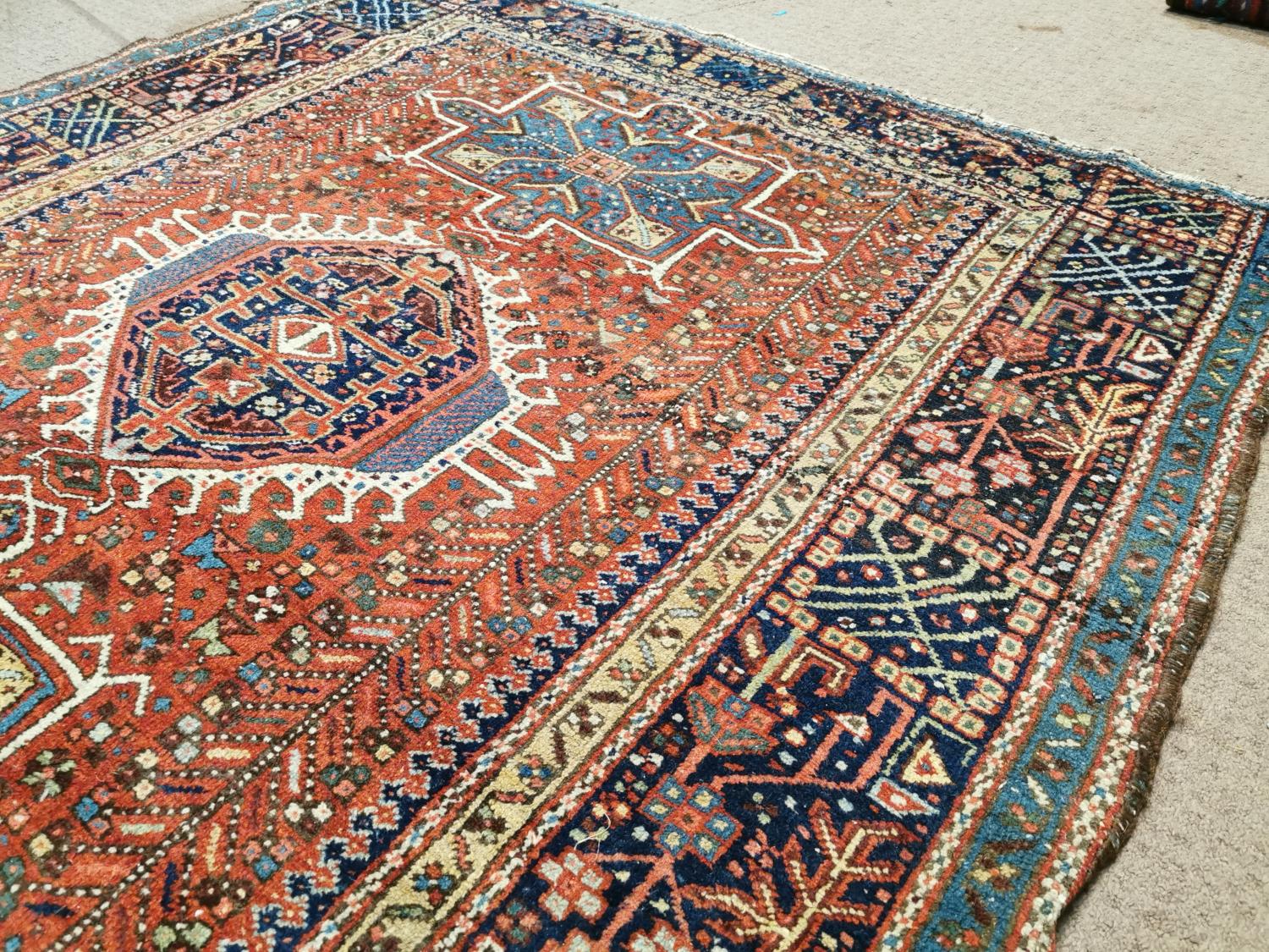 Persian carpet square - Image 5 of 6