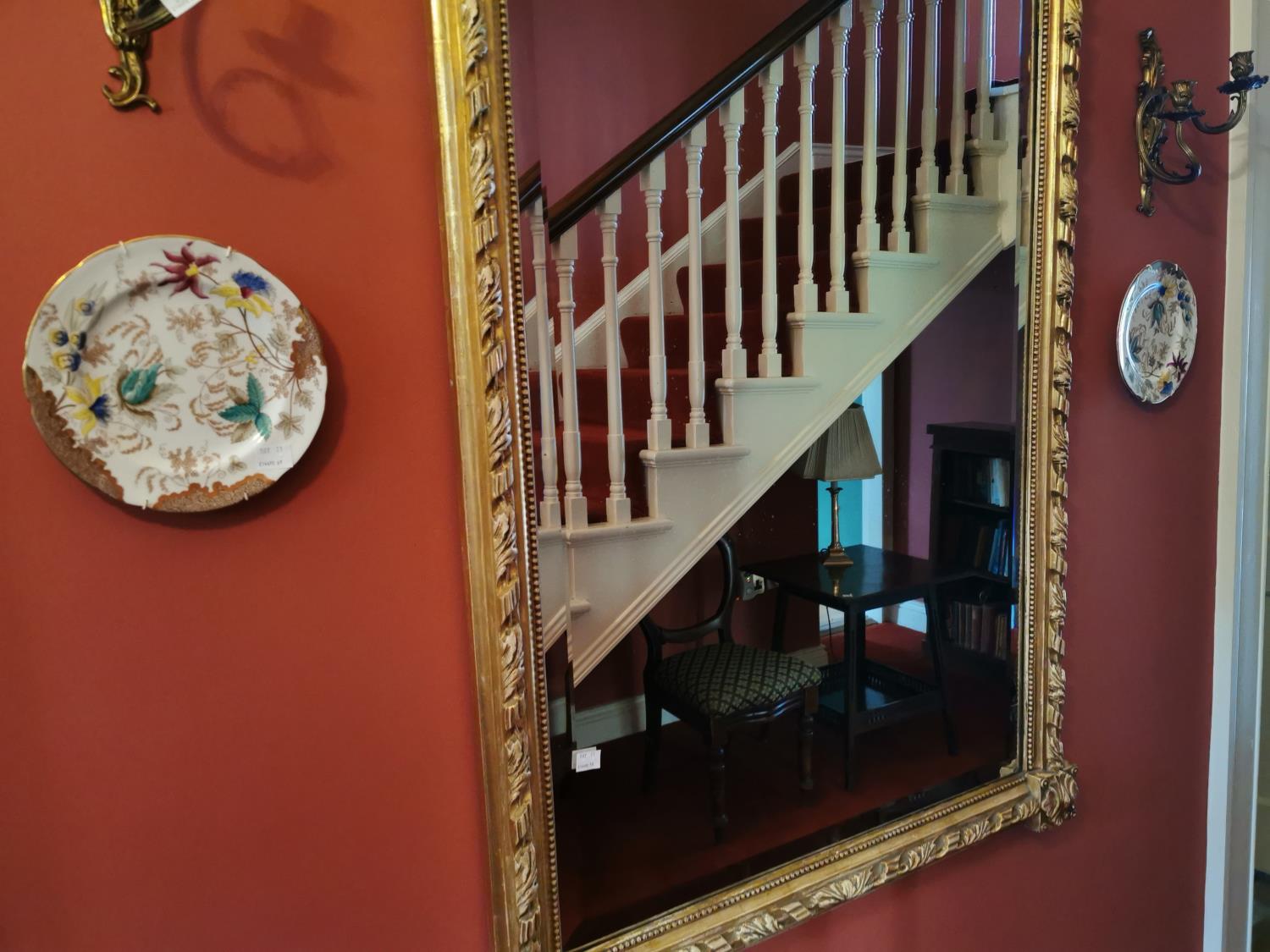 Pair of 19th C. decorative ceramic plates