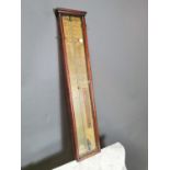 19th. C. mahogany Fitzroy barometer
