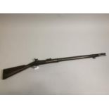 19th. C. percussion cap rifle.