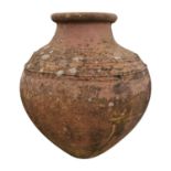 19th. C. terracotta olive pot