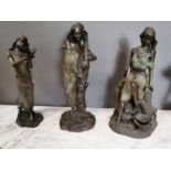 Three Celitia figures