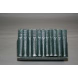 Set of bound volumes of classical novels, incl. Charles Dickens, Oscar Wilde.