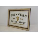 Guinness extra stout St James's Gate framed advertising mirror. 115W 85H