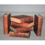 Encyclopaedia Britannia leather bound antique volumes (approx. 28).