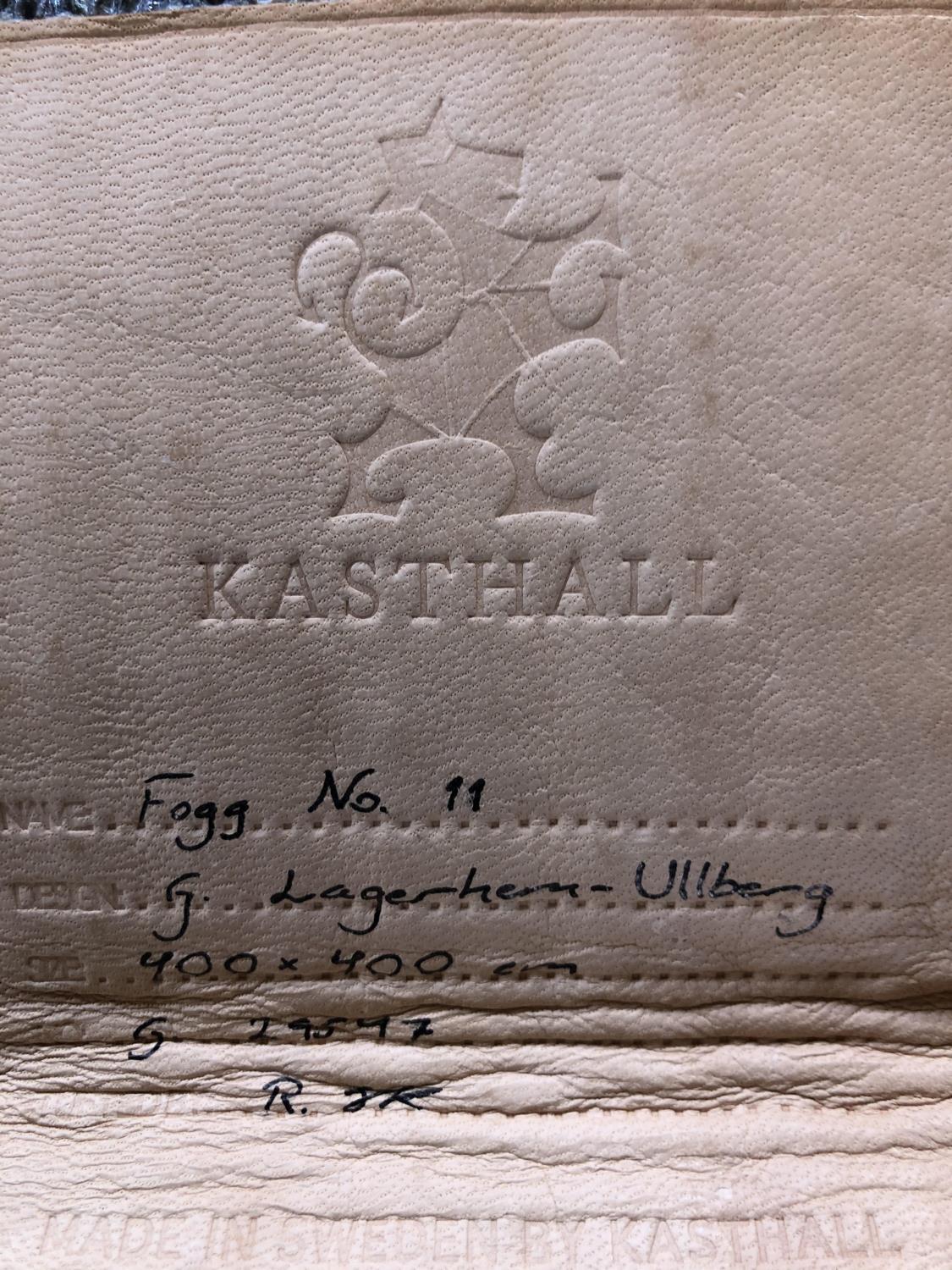 Kashtall, Fogg 11 very fine Swedish made high pile centre rug 550 x 358 - Image 3 of 3