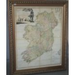 Very fine map of Ireland, civil and ecclesiastical, to His Majesty King George 111. 142W x 172H