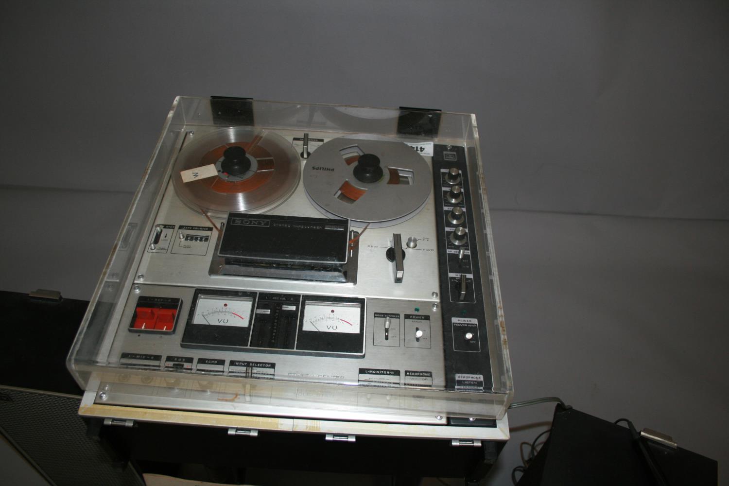 Sony stereo tape recorder TC - 630. 45W x 13H x 47D - Image 2 of 4