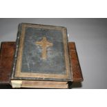 Leather bound fine volume Holy Bible, 26W x 32H
