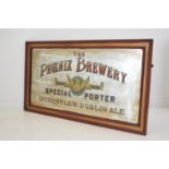 Phoenix Brewery framed advertising mirror. 156W 86H