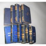 Six volumes of "The Popular Encyclopaedia" and five books "Punch" 1841, 1842, 1843, 1845, 1846.